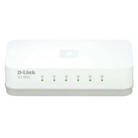 سوییچ 5 پورت شبکه دی لینک 5 port 10 100 mbps switch lan D-Link DES-1005A