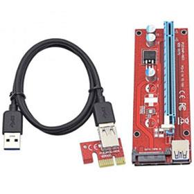 Riser PCIE x1 to x16 USB 3 Ver 007S extender