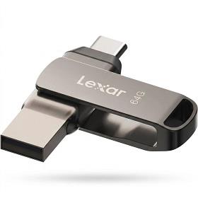 Lexar JumpDrive Dual Drive D400 USB3.1 Flash Memory - 64GB