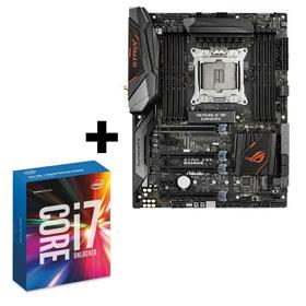 ASUS ROG STRIX X99 GAMING Motherboard + Intel Core i7 6850k CPU