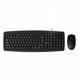 Logikey KM113B Wired Keyboard and Mouse