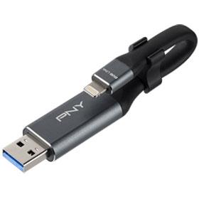 PNY DUO LINK iOS USB 3.0 OTG Flash Memory - 64GB