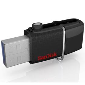 SanDisk Ultra Dual Drive USB 3.0 Flash Memory - 128GB