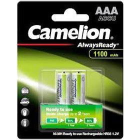 Camelion Ni-MH Rechargeable AAA 1100mAh Battery | 2-Pack