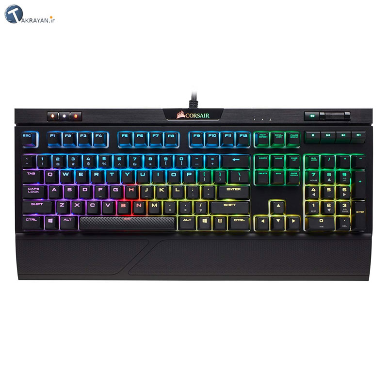 corsair strafe rgb keyboard layout