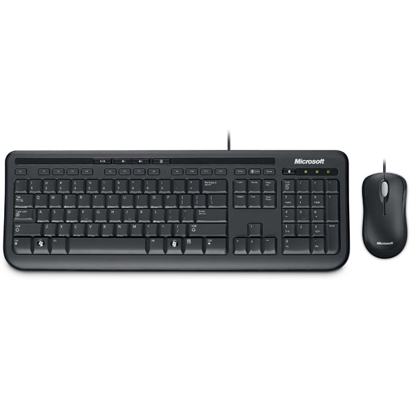 Microsoft Wired Desktop 600 Keyboard and Mouse 1