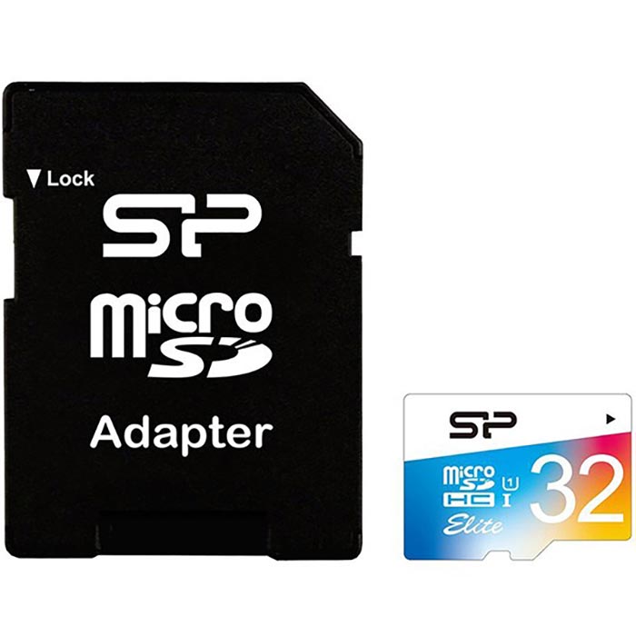 Silicon Power Color Elite MicroSD 32GB UHS-I Class 10 With Adapter